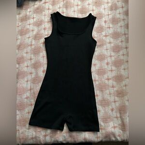 Wild Fable Black Sleeveless Bodysuit